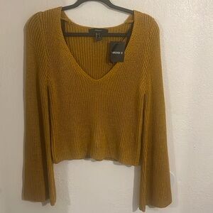 Mustard knit sweater